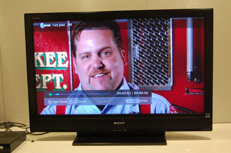 Illustration for article titled Hands On With Sony's Bravia Internet Video Link (Plus Gallery)